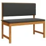 Juego de Comedor para Jardín de 5 Piezas con Cojines de Madera Maciza de Acacia de , Mesas de jardín - Ref: Foro24-3329120, P...