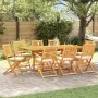 Klappbare Gartenstühle mit weißem Kissen 8 Stück aus massivem Akazienholz | Foro24.es | Tu tienda online para hogar, jardín y más Foro24.es