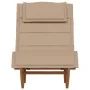 Solar-Sonnenliege 2er-Set Taupe massives Akazienholz Standard von , Gartenstühle - Ref: Foro24-3329137, Preis: 351,47 €, Raba...