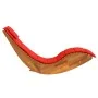 Sun Lounger Set of 2 Red Wood and Standard Folding Fabric by , Garden chairs - Ref: Foro24-3329138, Price: 287,53 €, Discount: %