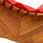 Sun Lounger Set of 2 Red Wood and Standard Folding Fabric by , Garden chairs - Ref: Foro24-3329138, Price: 287,53 €, Discount: %