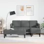 L-förmiges Sofa 2er-Set Dunkelgraues Polyester | Foro24.es | Tu tienda online para hogar, jardín y más Foro24.es
