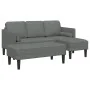 L-förmiges Sofa 2er-Set Dunkelgraues Polyester | Foro24.es | Tu tienda online para hogar, jardín y más Foro24.es