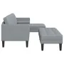 2-Piece Sofa Set with Light Grey Fabric Cushions | Foro24.es | Tu tienda online para hogar, jardín y más Foro24.es
