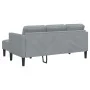 2-Piece Sofa Set with Light Grey Fabric Cushions | Foro24.es | Tu tienda online para hogar, jardín y más Foro24.es