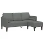 L-shaped sofa Set of 2 Dark gray Polyester | Foro24.es | Tu tienda online para hogar, jardín y más Foro24.es