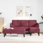 2-Piece Sofa Set with Cushions in Wine Red Fabric | Foro24.es | Tu tienda online para hogar, jardín y más Foro24.es