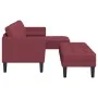 2-Piece Sofa Set with Cushions in Wine Red Fabric | Foro24.es | Tu tienda online para hogar, jardín y más Foro24.es