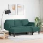 2-Piece Sofa Set with Dark Green Fabric Cushions | Foro24.es | Tu tienda online para hogar, jardín y más Foro24.es