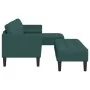 2-Piece Sofa Set with Dark Green Fabric Cushions | Foro24.es | Tu tienda online para hogar, jardín y más Foro24.es