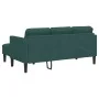2-Piece Sofa Set with Dark Green Fabric Cushions | Foro24.es | Tu tienda online para hogar, jardín y más Foro24.es