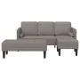 2-Piece Sofa Set with Cushions in Taupe Fabric | Foro24.es | Tu tienda online para hogar, jardín y más Foro24.es