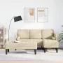 2-Piece Sofa Set with Cream Fabric Cushions | Foro24.es | Tu tienda online para hogar, jardín y más Foro24.es
