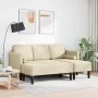 2-Piece Sofa Set with Cream Fabric Cushions | Foro24.es | Tu tienda online para hogar, jardín y más Foro24.es