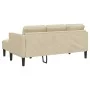 Conjunto de Sofá de 2 Piezas con Cojines Crema de Tela de , Sofás - Ref: Foro24-3329258, Precio: 324,49 €, Descuento: %