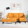 2-Piece Sofa Set with Mustard Fabric Cushions | Foro24.es | Tu tienda online para hogar, jardín y más Foro24.es