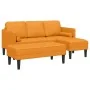 2-Piece Sofa Set with Mustard Fabric Cushions | Foro24.es | Tu tienda online para hogar, jardín y más Foro24.es