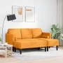 2-Piece Sofa Set with Mustard Fabric Cushions | Foro24.es | Tu tienda online para hogar, jardín y más Foro24.es