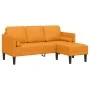 2-Piece Sofa Set with Mustard Fabric Cushions | Foro24.es | Tu tienda online para hogar, jardín y más Foro24.es
