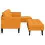 2-Piece Sofa Set with Mustard Fabric Cushions | Foro24.es | Tu tienda online para hogar, jardín y más Foro24.es