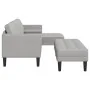 2-Piece Sofa Set with Cushions in Cloud Grey Fabric | Foro24.es | Tu tienda online para hogar, jardín y más Foro24.es