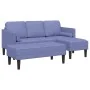 2-piece sofa set with denim blue fabric cushions | Foro24.es | Tu tienda online para hogar, jardín y más Foro24.es