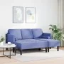 2-piece sofa set with denim blue fabric cushions | Foro24.es | Tu tienda online para hogar, jardín y más Foro24.es