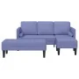 2-piece sofa set with denim blue fabric cushions | Foro24.es | Tu tienda online para hogar, jardín y más Foro24.es