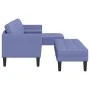 2-piece sofa set with denim blue fabric cushions | Foro24.es | Tu tienda online para hogar, jardín y más Foro24.es