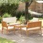 Conjunto de Sofás de Jardín de 5 Piezas con Cojines de Madera Sólida de Acacia | Foro24.es | Tu tienda online para hogar, jardín y más Foro24.es