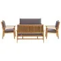 5-teiliges Gartensofa-Set mit Kissen aus massivem Akazienholz von , Outdoor-Sofas - Ref: Foro24-3331814, Preis: 498,58 €, Rab...