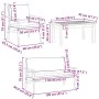 5-teiliges Gartensofa-Set mit Kissen aus massivem Akazienholz von , Outdoor-Sofas - Ref: Foro24-3331814, Preis: 498,58 €, Rab...