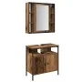 2-teiliges Badmöbel-Set aus Altholz und Holzwerkstoff von , Badezimmermöbel - Ref: Foro24-3332499, Preis: 108,59 €, Rabatt: %