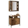 2-teiliges Badmöbel-Set aus Altholz und Holzwerkstoff von , Badezimmermöbel - Ref: Foro24-3332499, Preis: 108,59 €, Rabatt: %