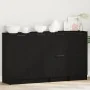 Buffets 3 Stück Schwarzes Eichenholz von , Sideboards - Ref: Foro24-3332500, Preis: 125,54 €, Rabatt: %