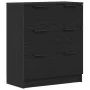 3 Stück Sideboards aus schwarzer Eiche aus Holz | Foro24.es | Tu tienda online para hogar, jardín y más Foro24.es