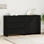 2-Piece Consoles in Wood Made of Black Oak by , Sideboards - Ref: Foro24-3332523, Price: 150,28 €, Discount: %