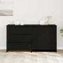 2-Piece Consoles in Wood Made of Black Oak by , Sideboards - Ref: Foro24-3332523, Price: 150,28 €, Discount: %