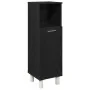 Juego de Muebles de Baño 4 Piezas Roble Negro Madera Elaborada de , Muebles de baño - Ref: Foro24-3333047, Precio: 256,82 €, ...