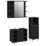 Badmöbel-Set 3er-Set Schwarze Eiche von , Badezimmermöbel - Ref: Foro24-3333048, Preis: 178,81 €, Rabatt: %
