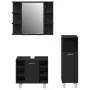 Badmöbel-Set 3er-Set Schwarze Eiche von , Badezimmermöbel - Ref: Foro24-3333048, Preis: 178,81 €, Rabatt: %