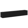 Set of 2 pieces of TV furniture in black wood by , TV Furniture - Ref: Foro24-3333055, Price: 100,10 €, Discount: %