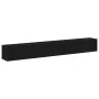 3-Piece TV Furniture Set Black Made of Wood by , TV Furniture - Ref: Foro24-3333056, Price: 127,73 €, Discount: %