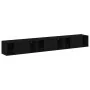 3-Piece TV Furniture Set Black Made of Wood by , TV Furniture - Ref: Foro24-3333056, Price: 127,73 €, Discount: %