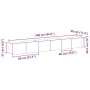 3-teiliges TV-Möbelset schwarz aus Holz von , TV-Möbel - Ref: Foro24-3333056, Preis: 127,73 €, Rabatt: %