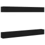 6-Piece TV Furniture Set in Black Oak Engineering Wood by , TV Furniture - Ref: Foro24-3333059, Price: 296,27 €, Discount: %