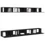 6-teiliges TV-Möbelset aus schwarzer Eiche aus Ingenieurholz von , TV-Möbel - Ref: Foro24-3333059, Preis: 296,27 €, Rabatt: %