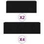 6-Piece TV Furniture Set in Black Oak Engineering Wood by , TV Furniture - Ref: Foro24-3333059, Price: 296,27 €, Discount: %