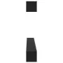 6-Piece TV Furniture Set in Black Oak Engineering Wood by , TV Furniture - Ref: Foro24-3333059, Price: 296,27 €, Discount: %