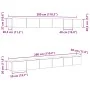6-teiliges TV-Möbelset aus schwarzer Eiche aus Ingenieurholz von , TV-Möbel - Ref: Foro24-3333059, Preis: 296,27 €, Rabatt: %